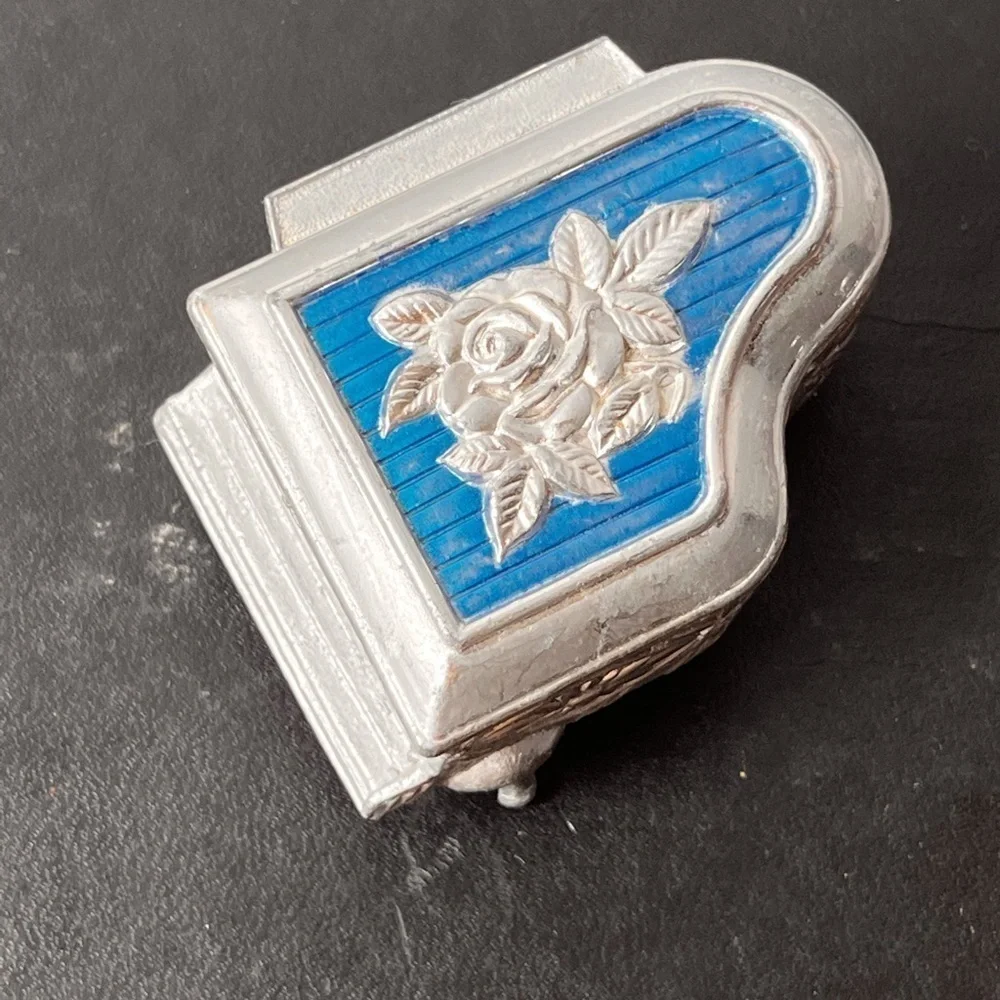 Vintage grand piano trinket box